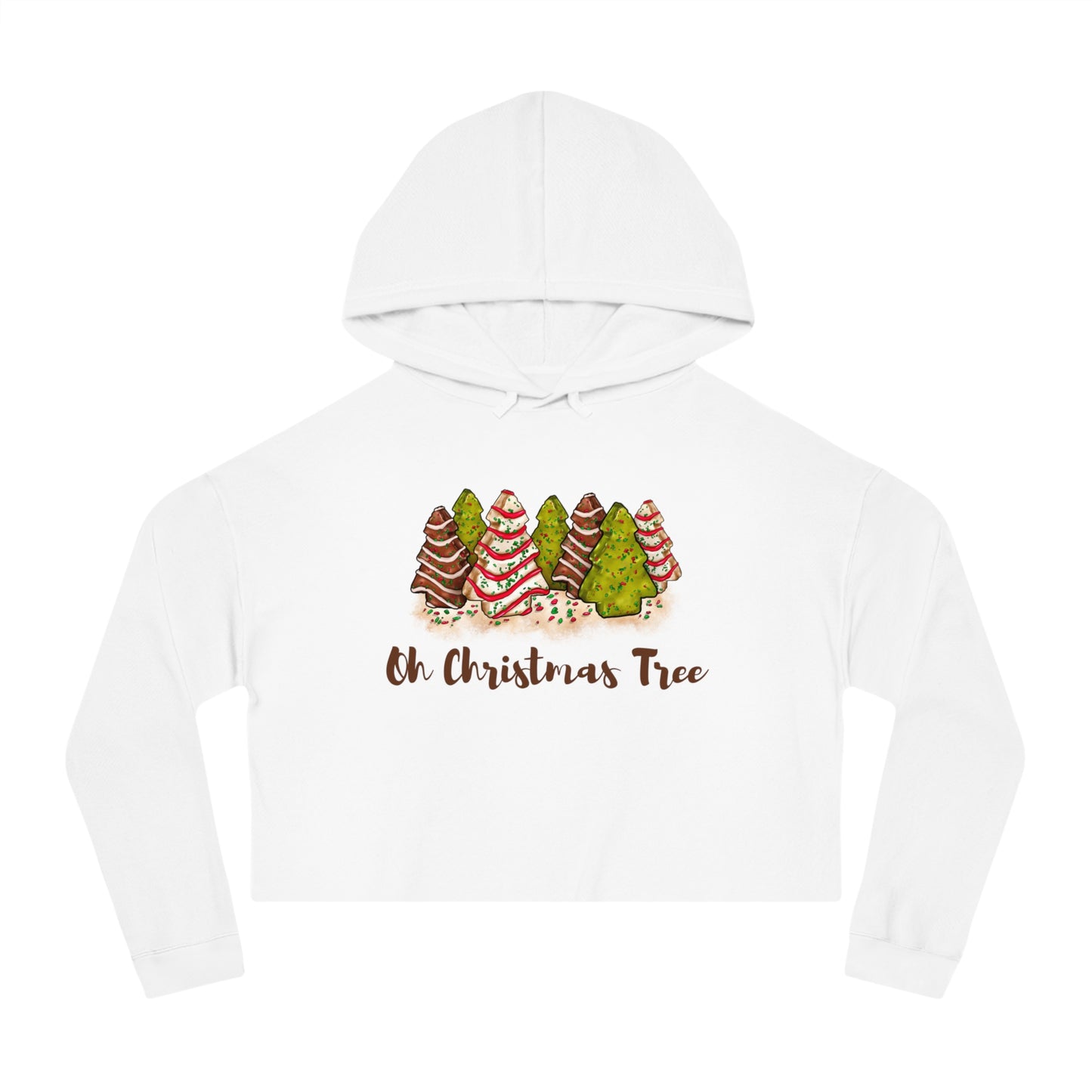 Oh Christmas Tree | Women’s Cropped Hooded Sweatshirt