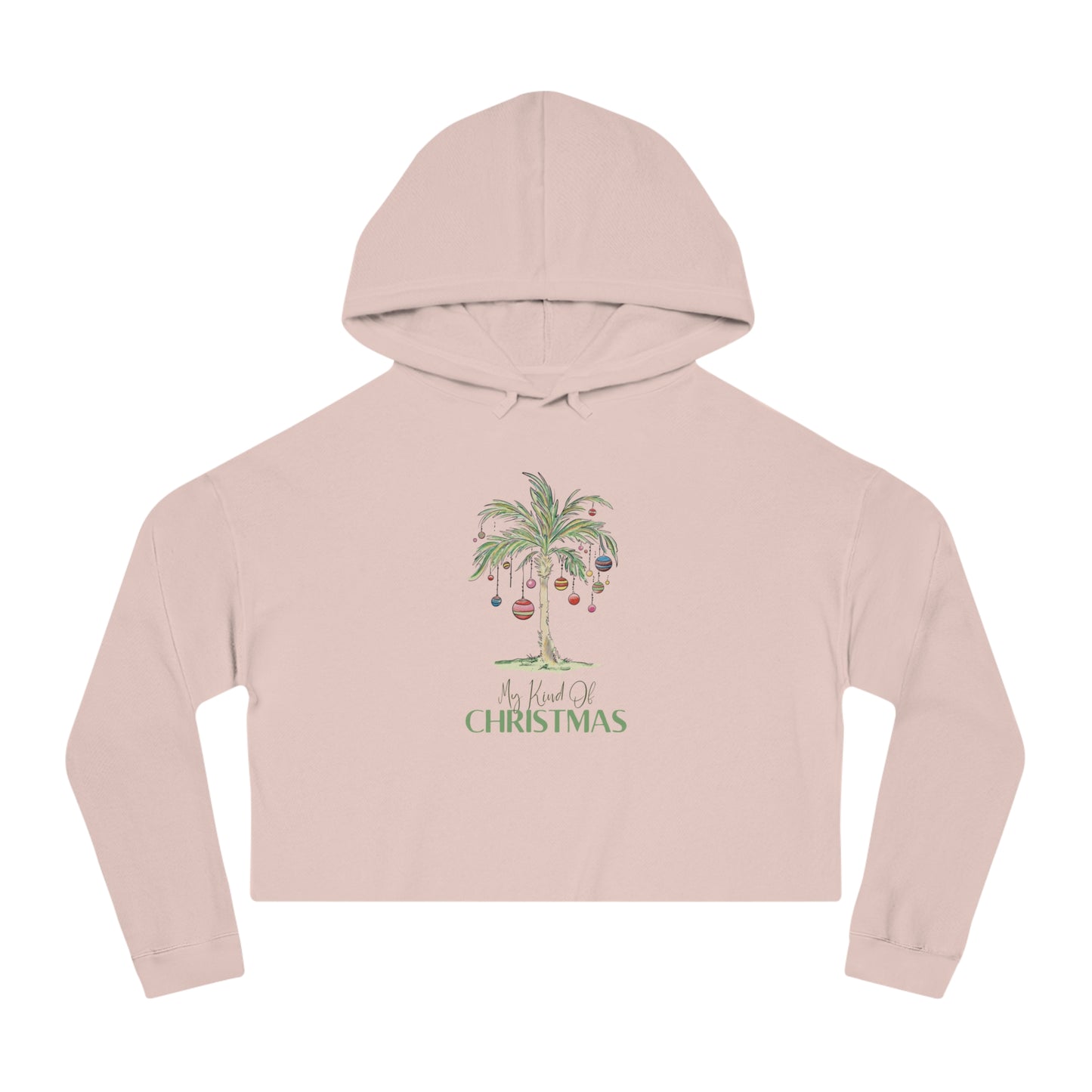 My Kind of Christmas | Women’s Cropped Hooded Sweatshirt