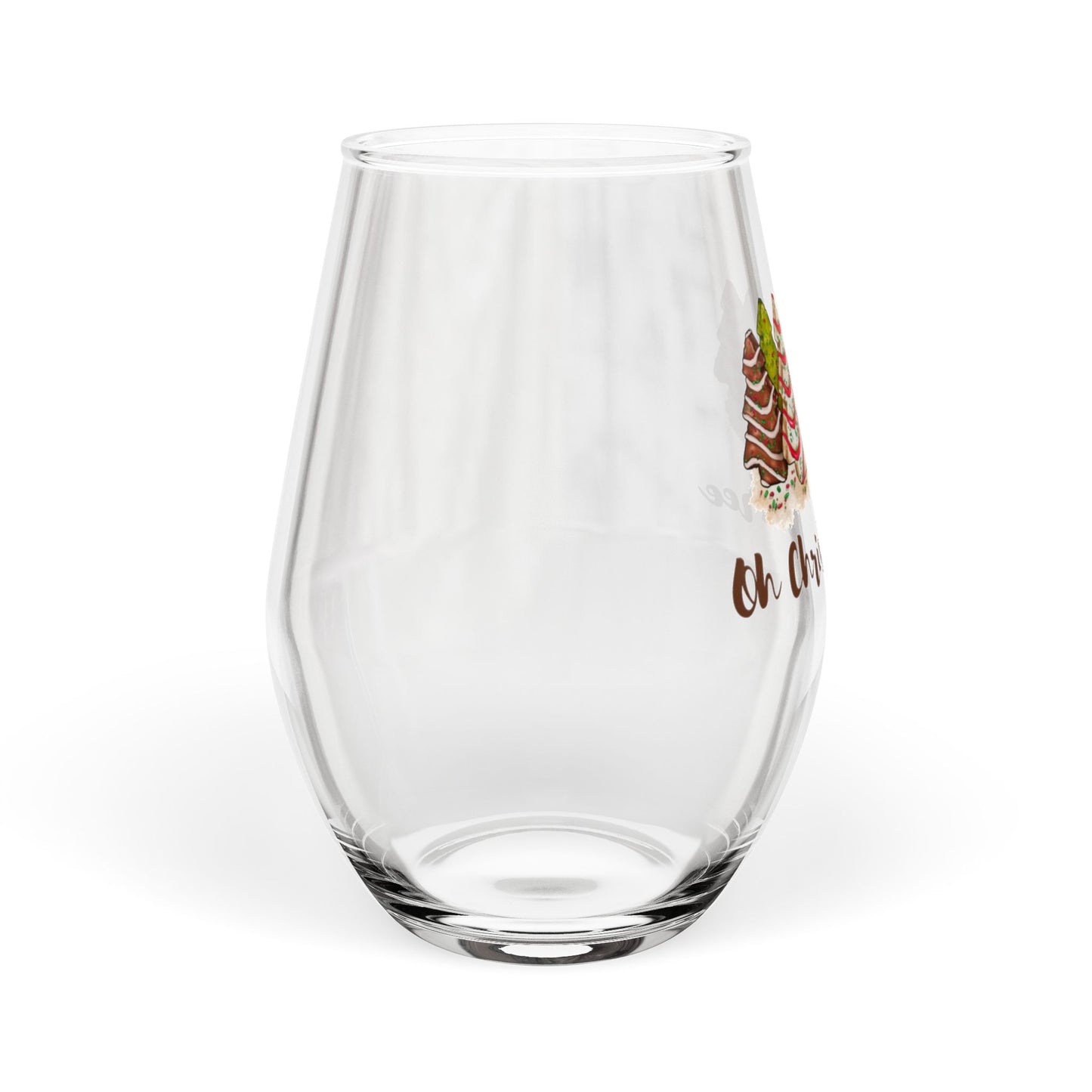 Oh Christmas Tree | Stemless Wine Glass