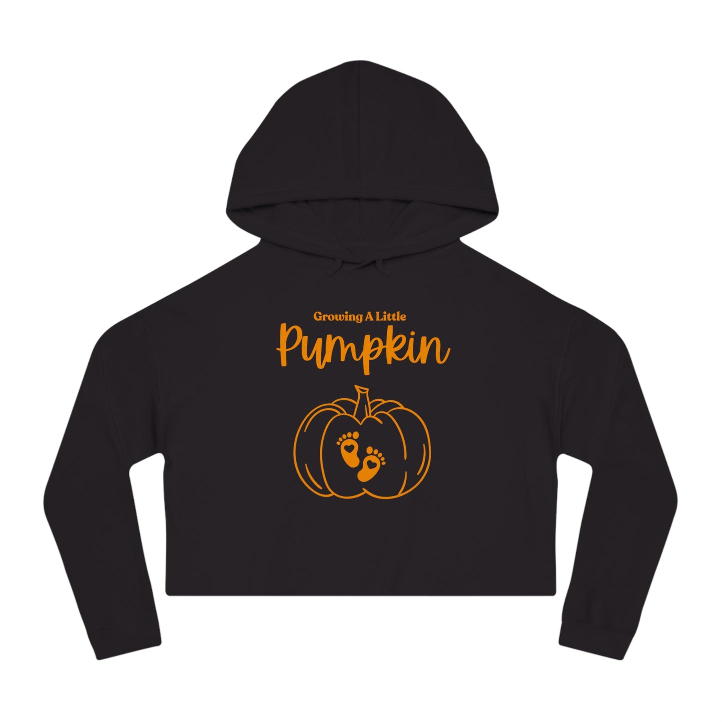 Growing Little Pumpkin | Women’s Cropped Hooded Sweatshirt
