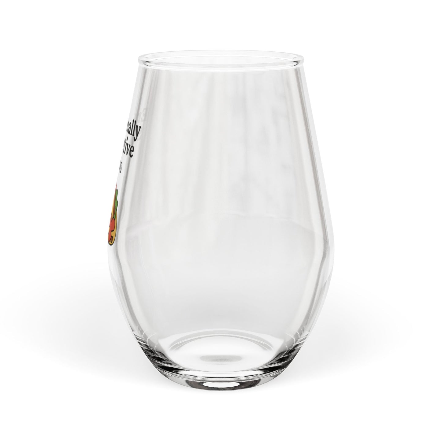 Emotionally Supportive Tacos | Stemless Wine Glass