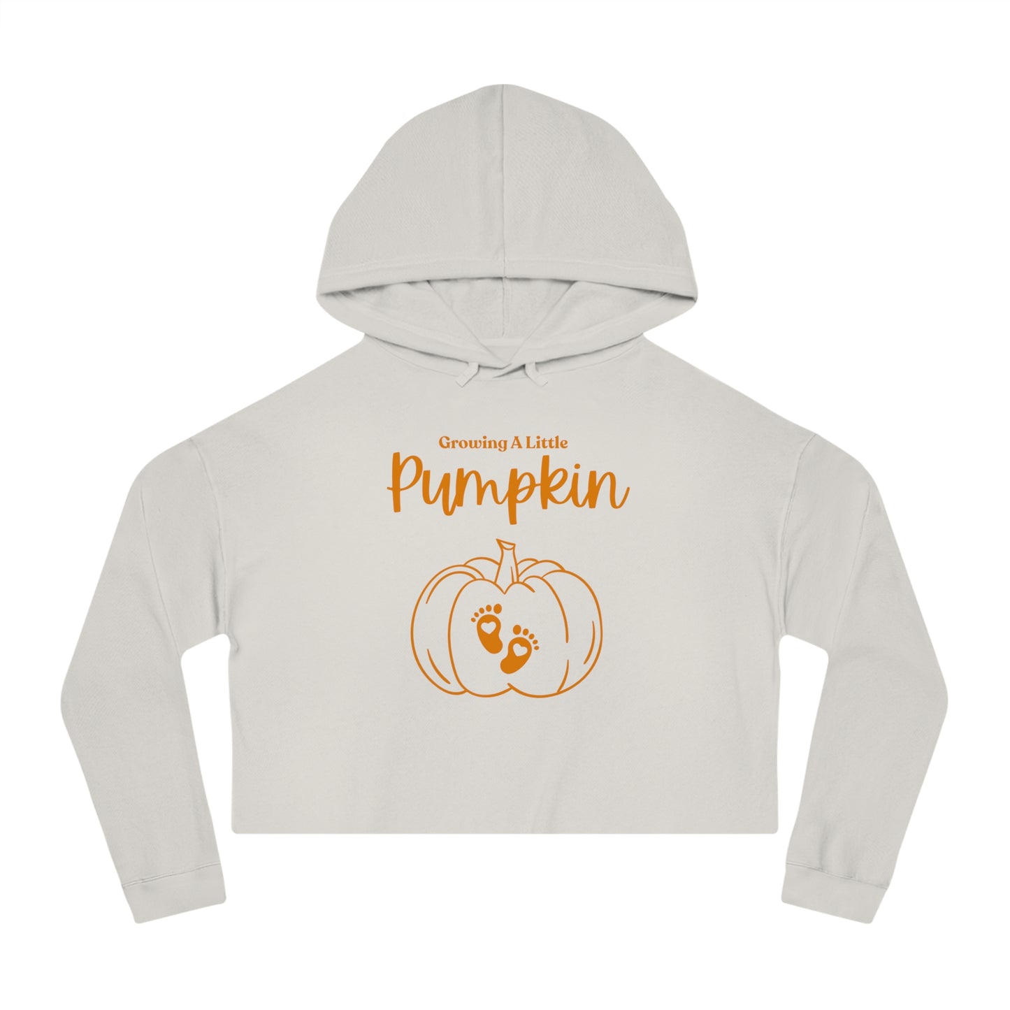 Growing Little Pumpkin | Women’s Cropped Hooded Sweatshirt
