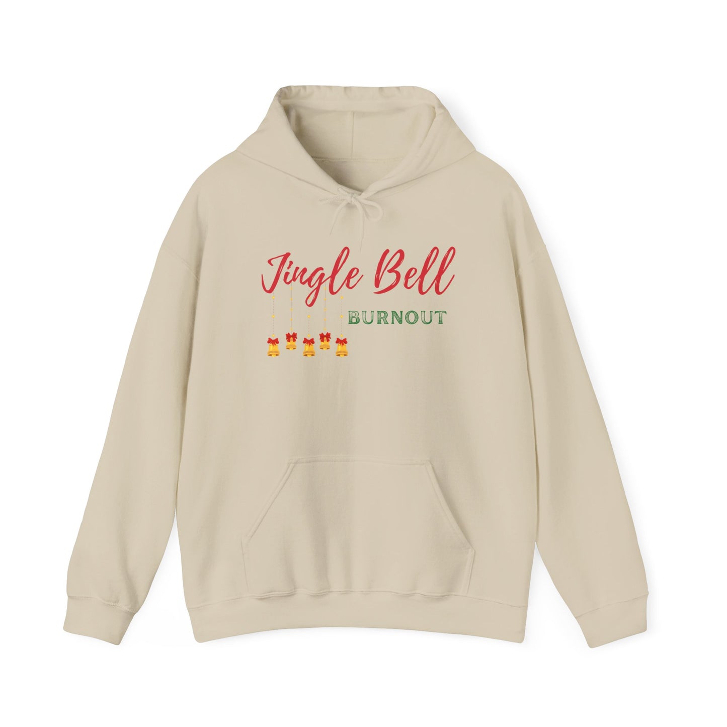 Jingle Bell Burnout | Unisex Heavy Blend™ Hooded Sweatshirt