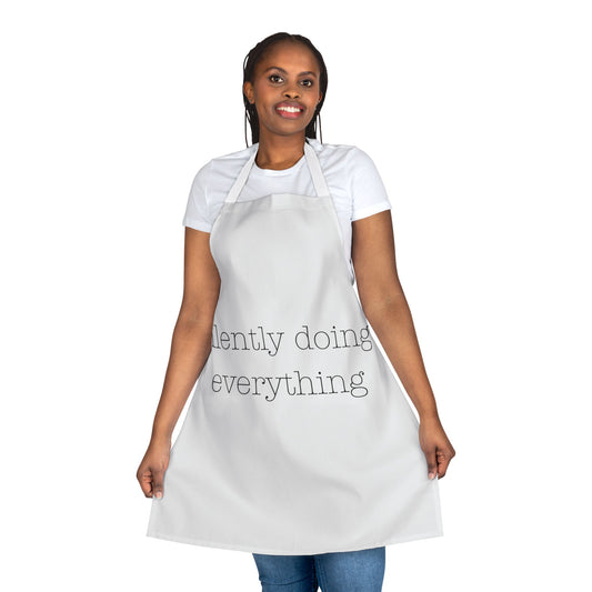 silently doing everything | Apron