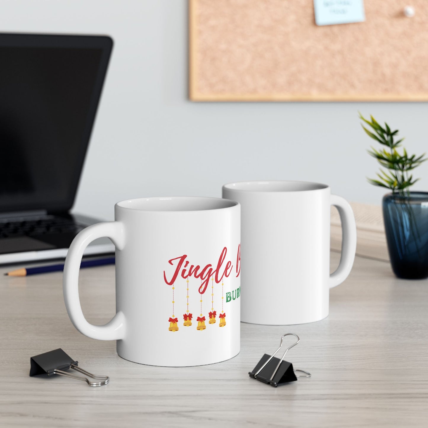 Jingle Bell Burnout | Ceramic Mug (11oz, 15oz)