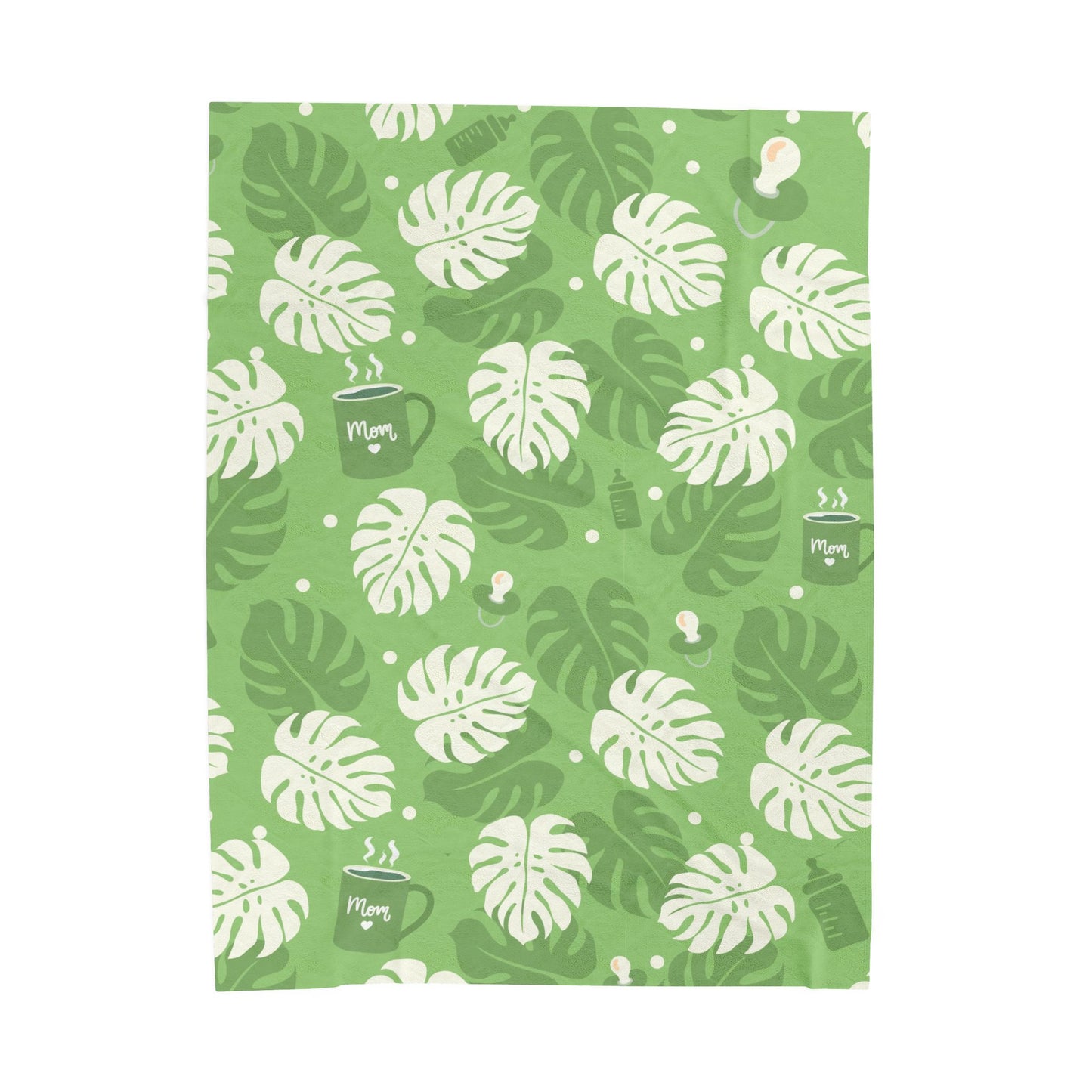 Mama Jungle | Velveteen Plush Blanket