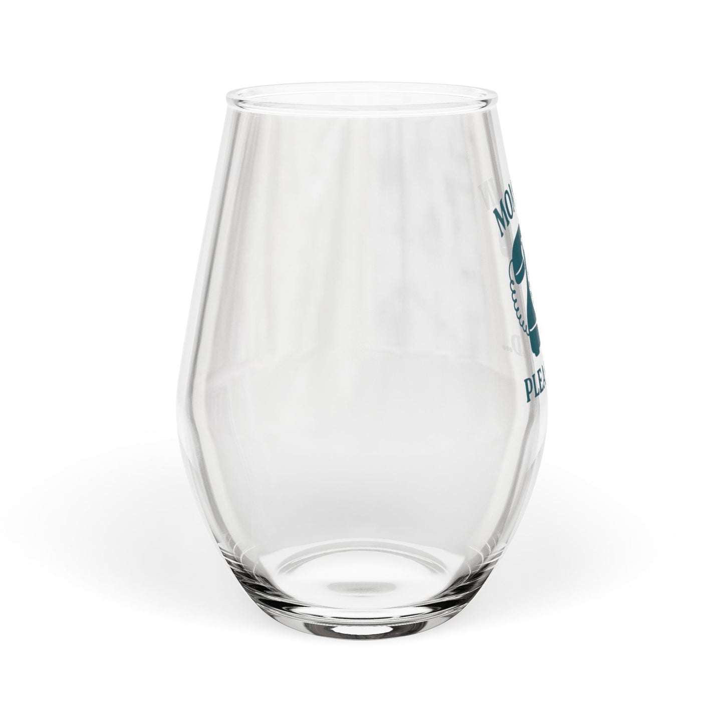 Mom Brain, Please Hold | Stemless Wine Glass