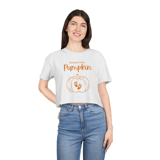 Growing Little Pumpkin | Women's Crop Tee