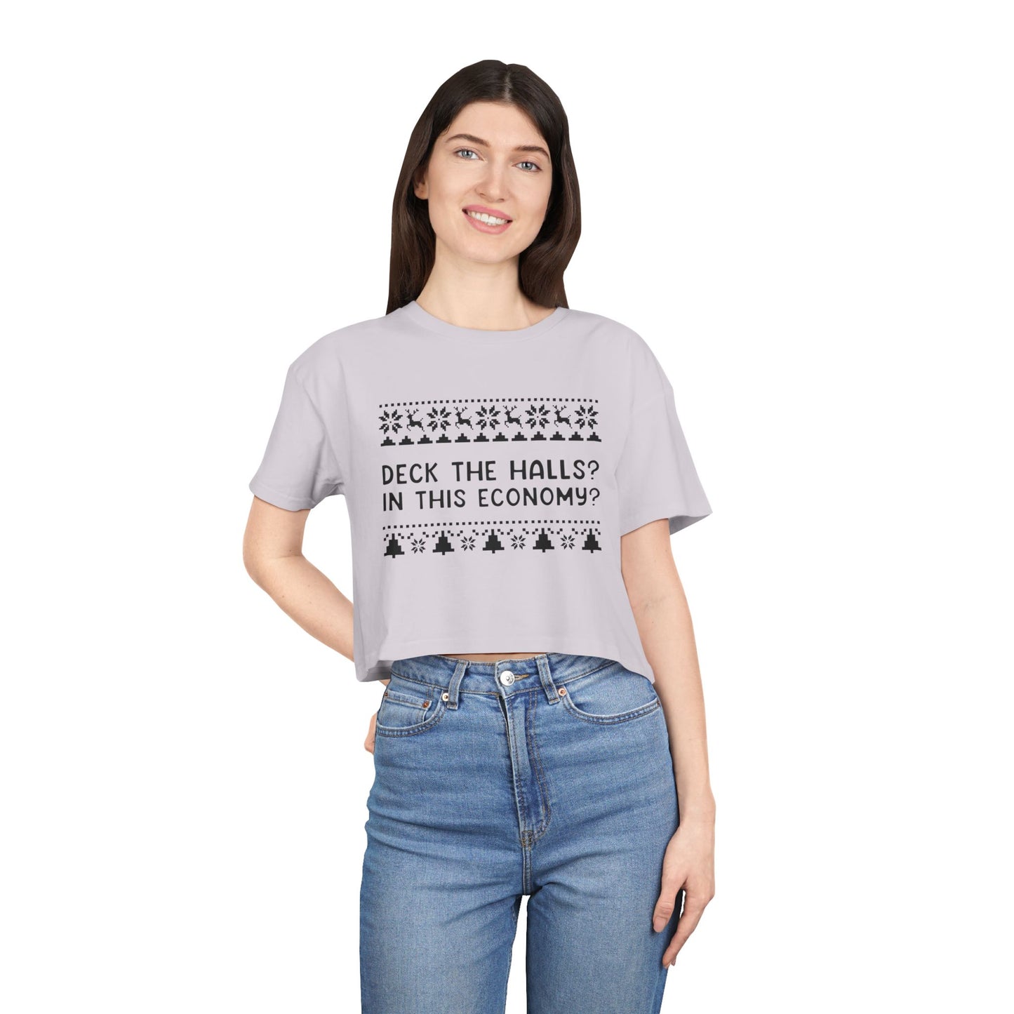 Deck The Halls | Women's Crop Tee