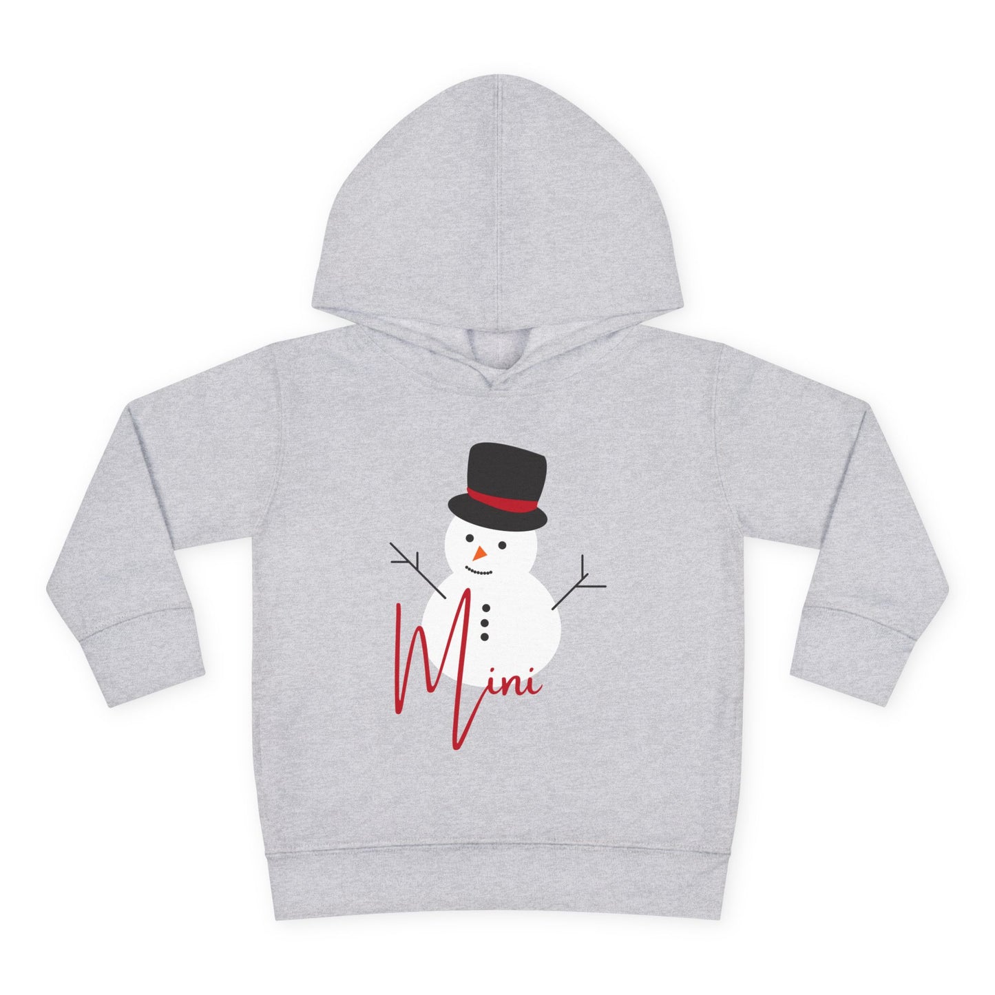 Mini Snowman | Toddler Pullover Fleece Hoodie