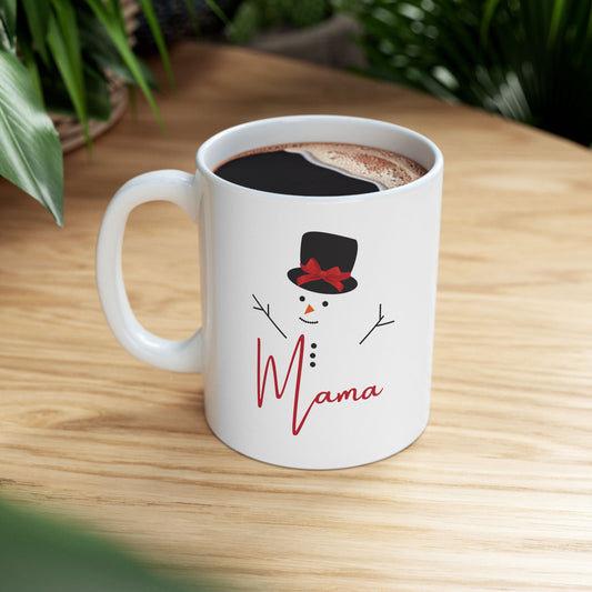 Mama Snowman | Ceramic Mug (11oz, 15oz)