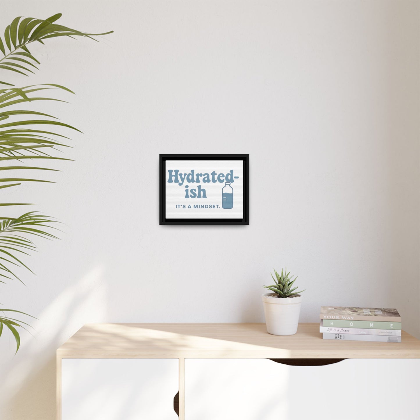 Hydrated-ish | Matte Canvas, Framed (Multi-color)