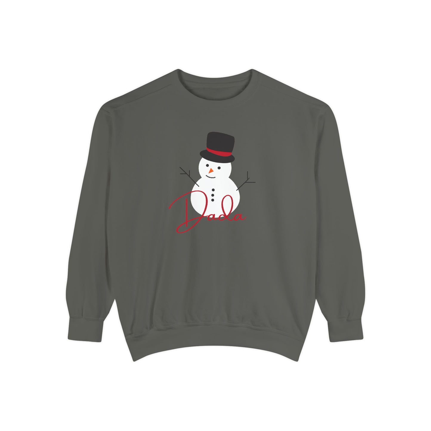 Dada Snowman | Unisex Garment-Dyed Sweatshirt