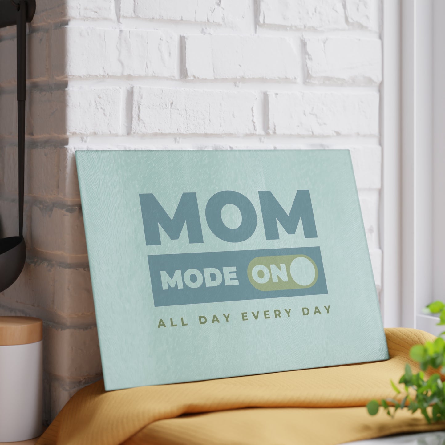 Mom Mode = On | Glass Cutting Board