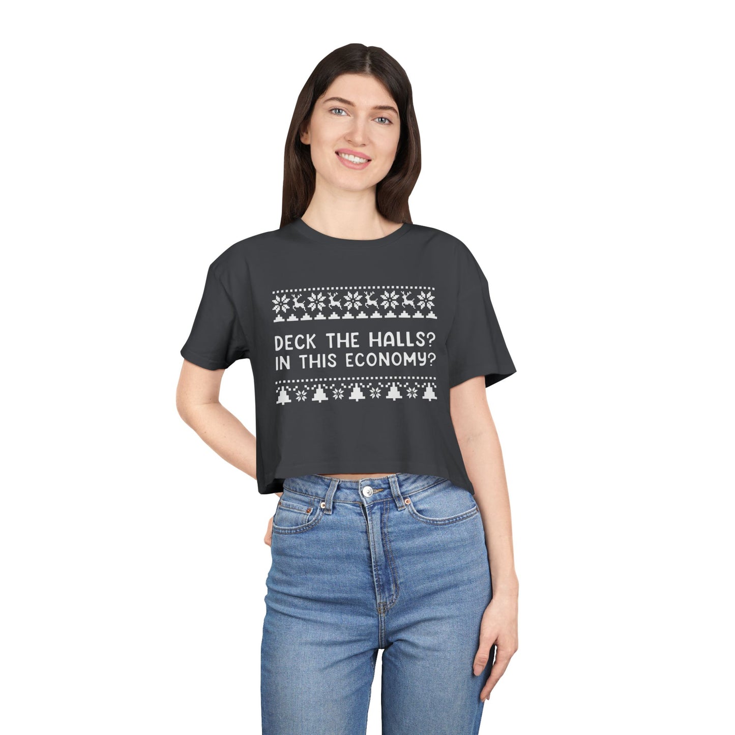 Deck The Halls | Women's Crop Tee