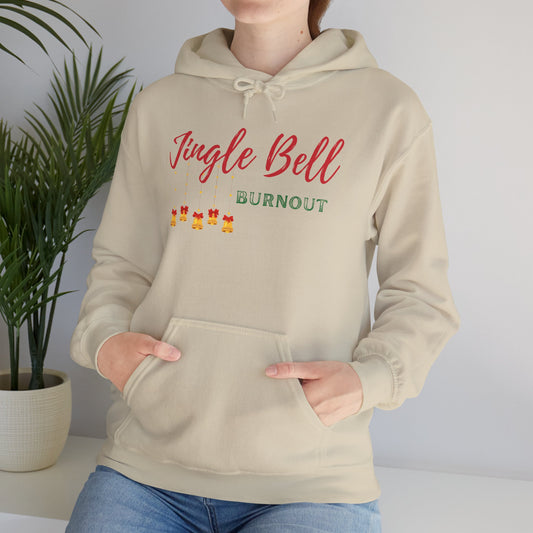 Jingle Bell Burnout | Unisex Heavy Blend™ Hooded Sweatshirt
