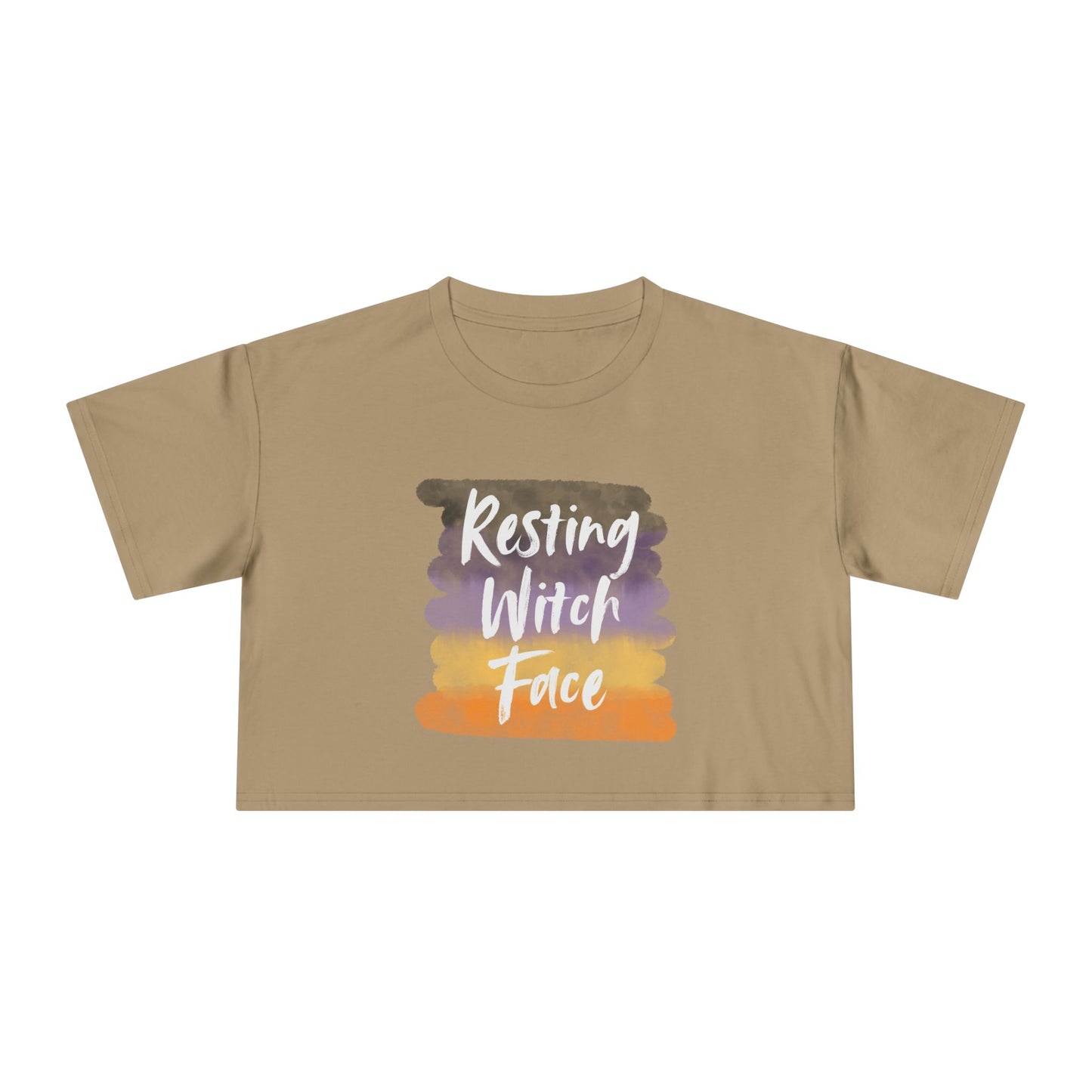 Resting Witch Face | Women's Crop Tee