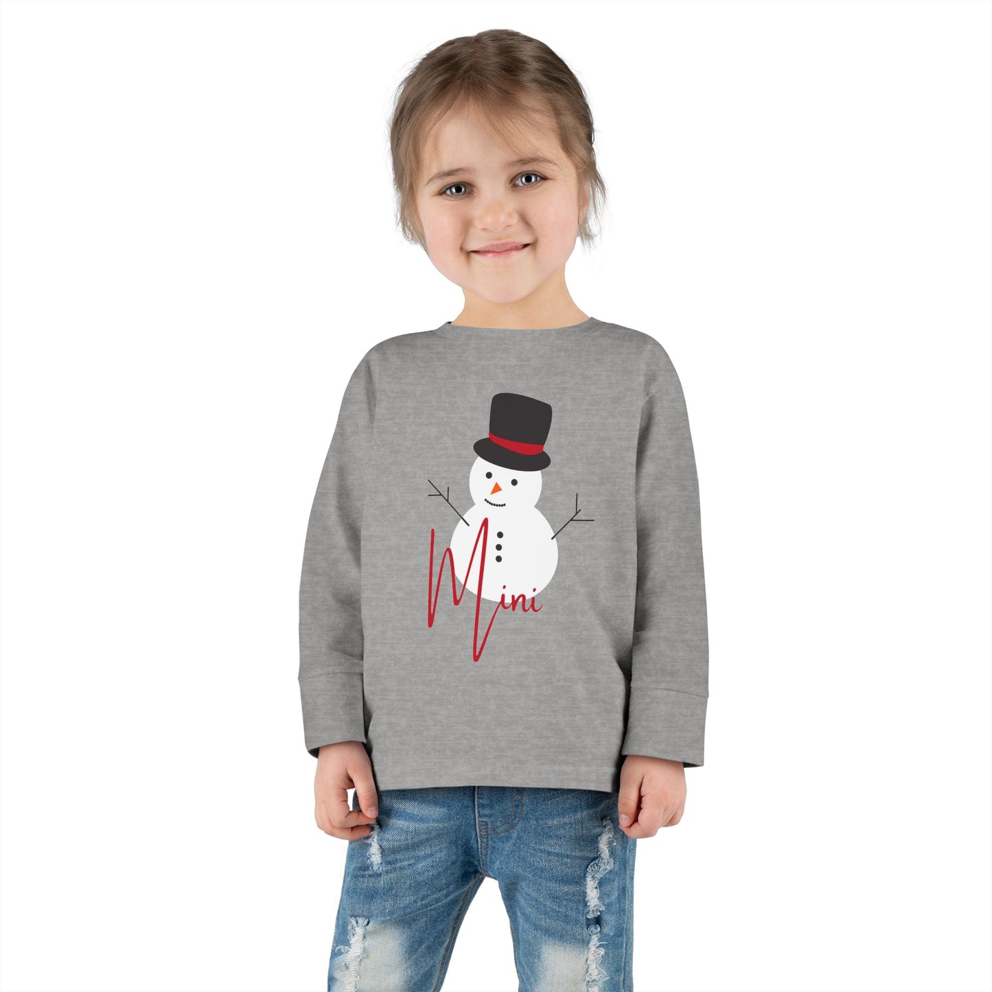 Mini Snowman | Toddler Long Sleeve Tee