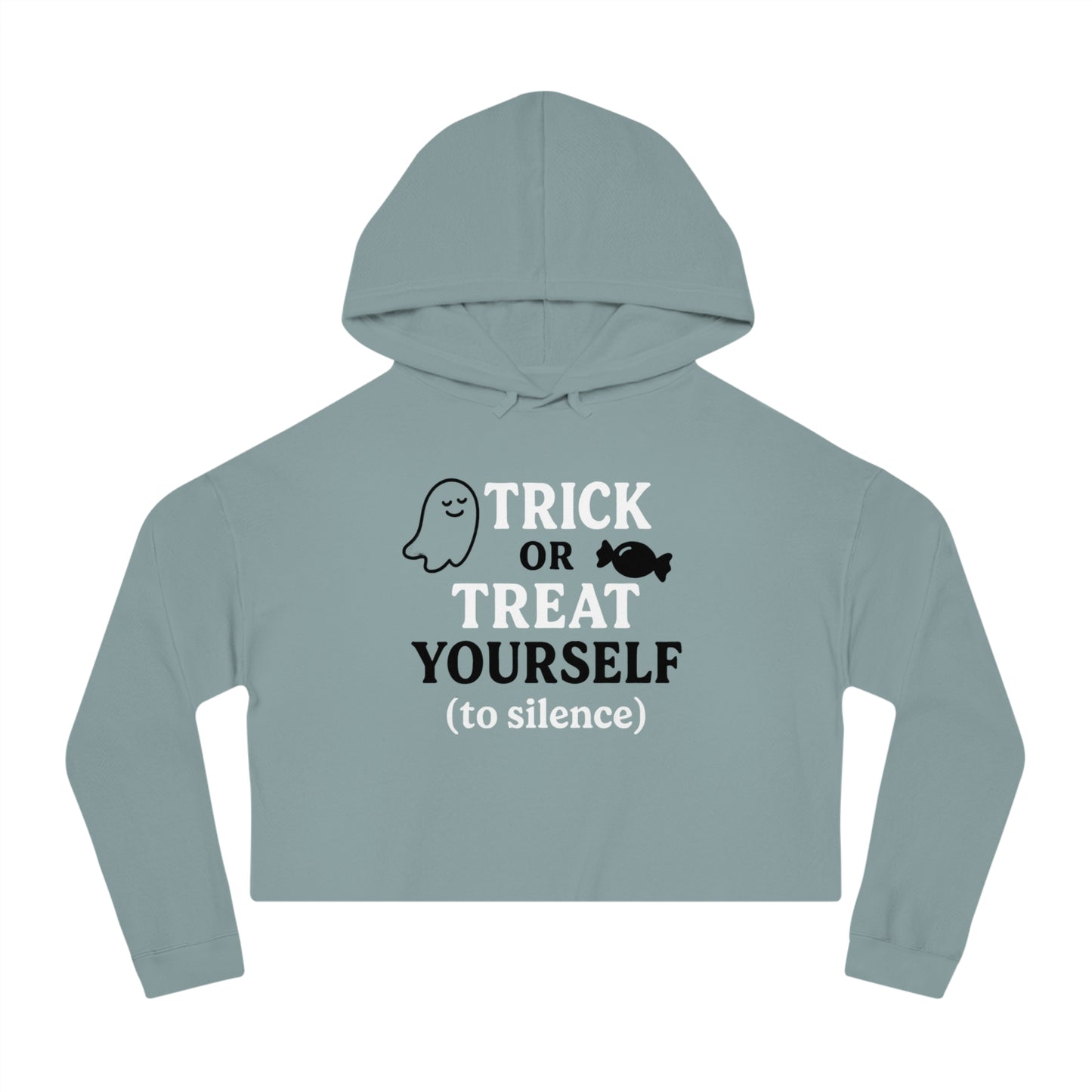 Treat Yourself | Women’s Cropped Hooded Sweatshirt