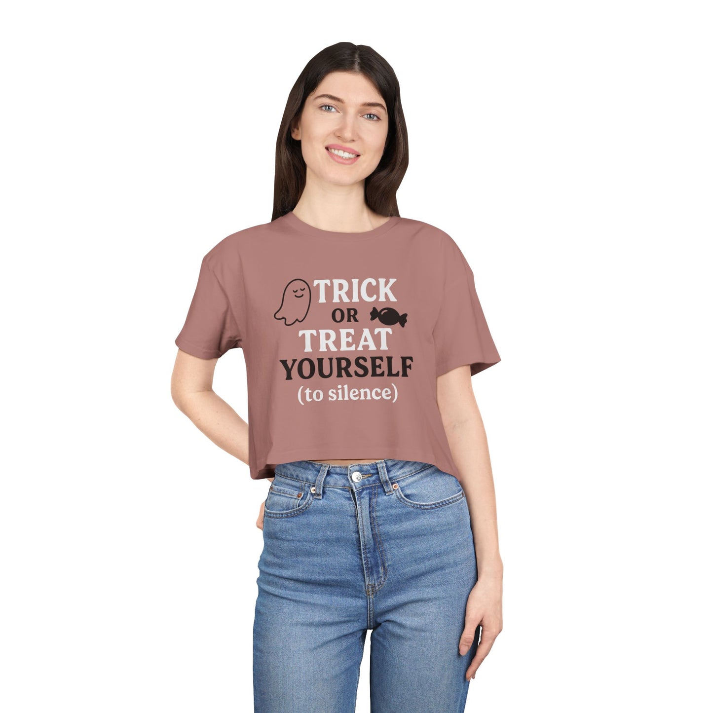 Treat Yourself | Women's Crop Tee