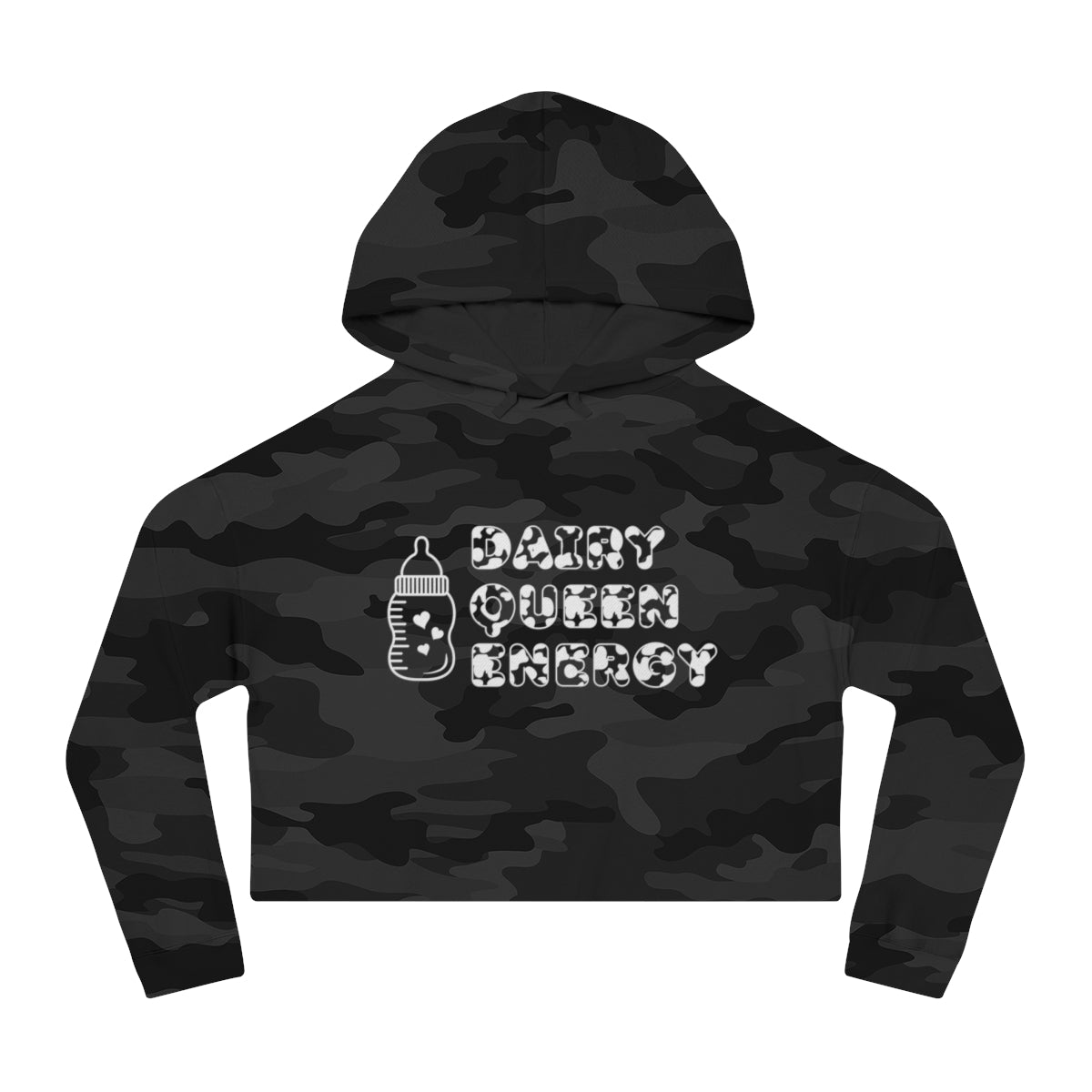 Dairy Queen Energy | Women’s Cropped Hooded Sweatshirt