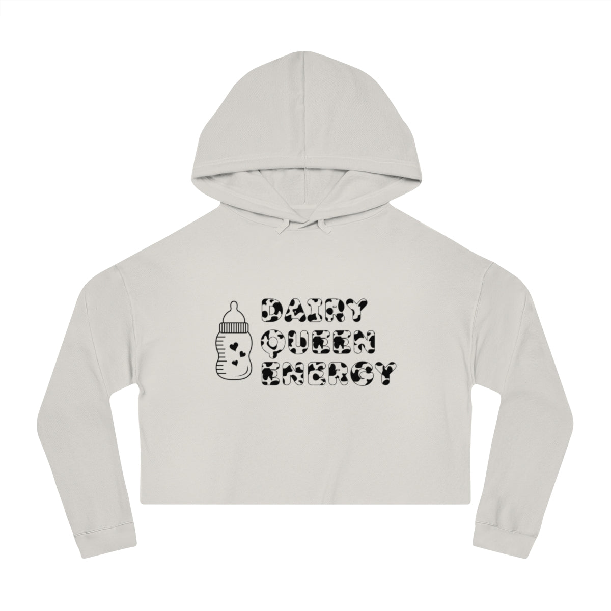 Dairy Queen Energy | Women’s Cropped Hooded Sweatshirt