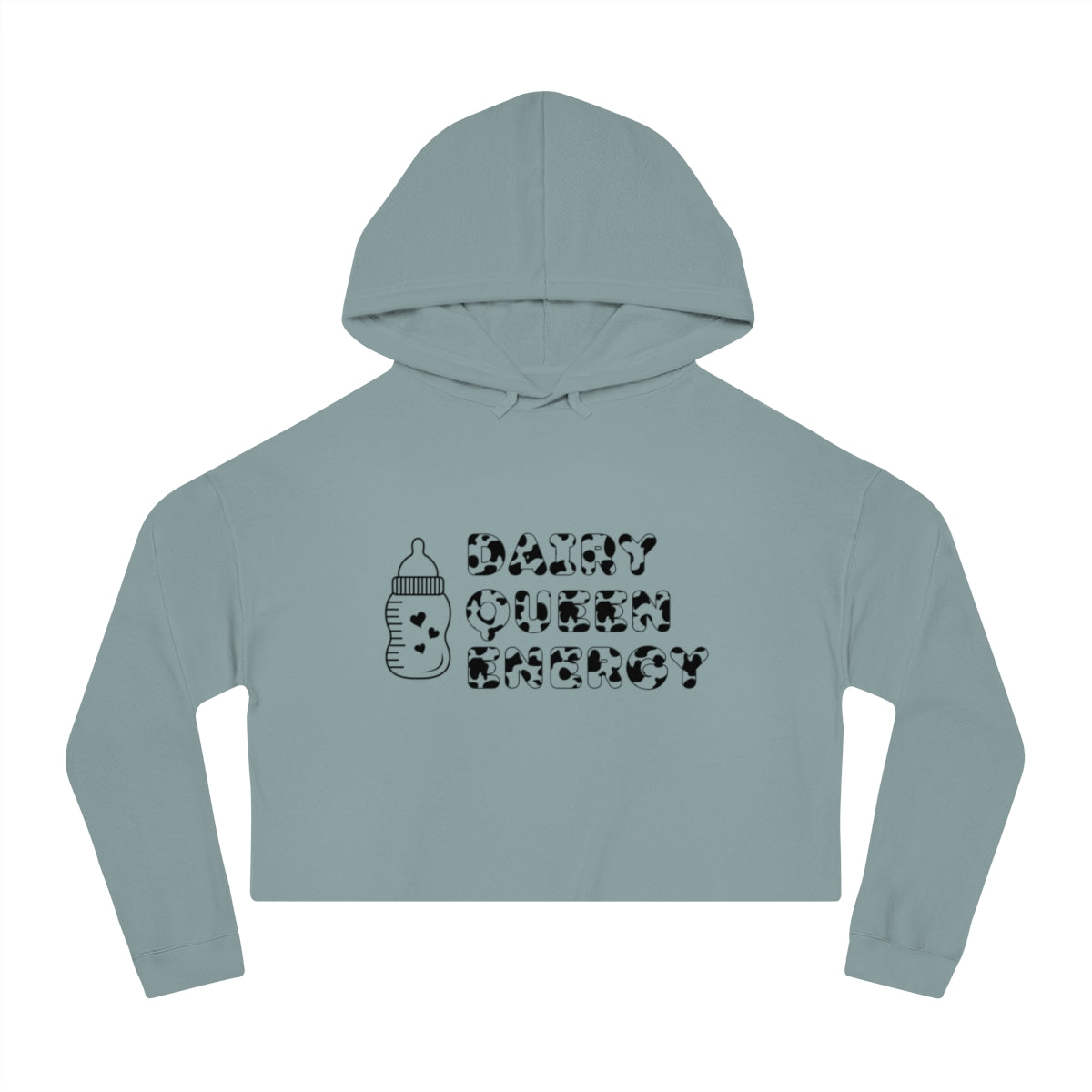 Dairy Queen Energy | Women’s Cropped Hooded Sweatshirt
