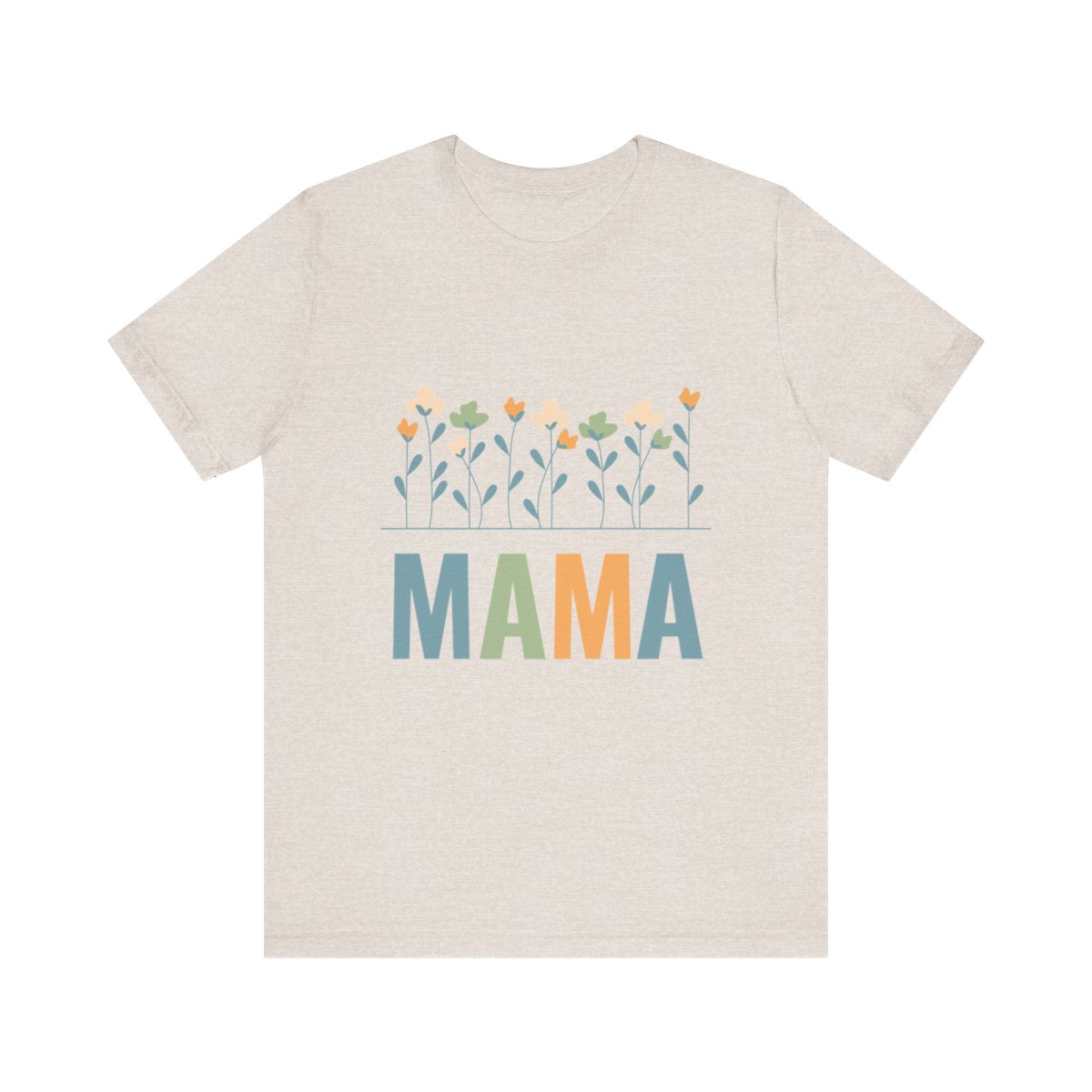 MAMA Floral  | Bella & Canvas Shirt