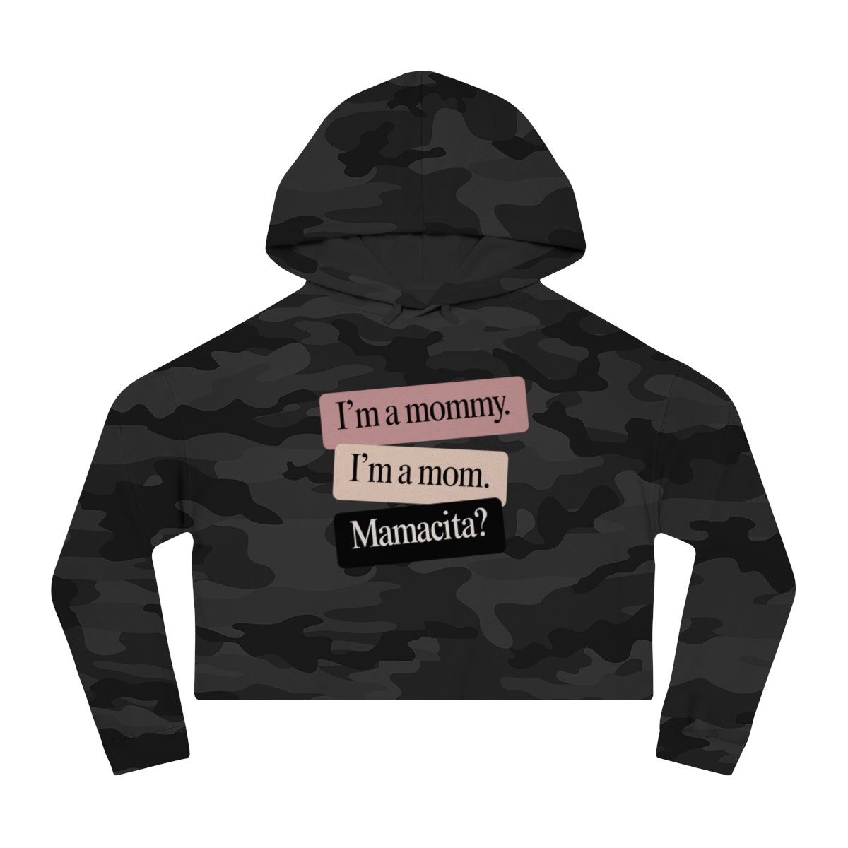 Mamacita | Women’s Cropped Hooded Sweatshirt