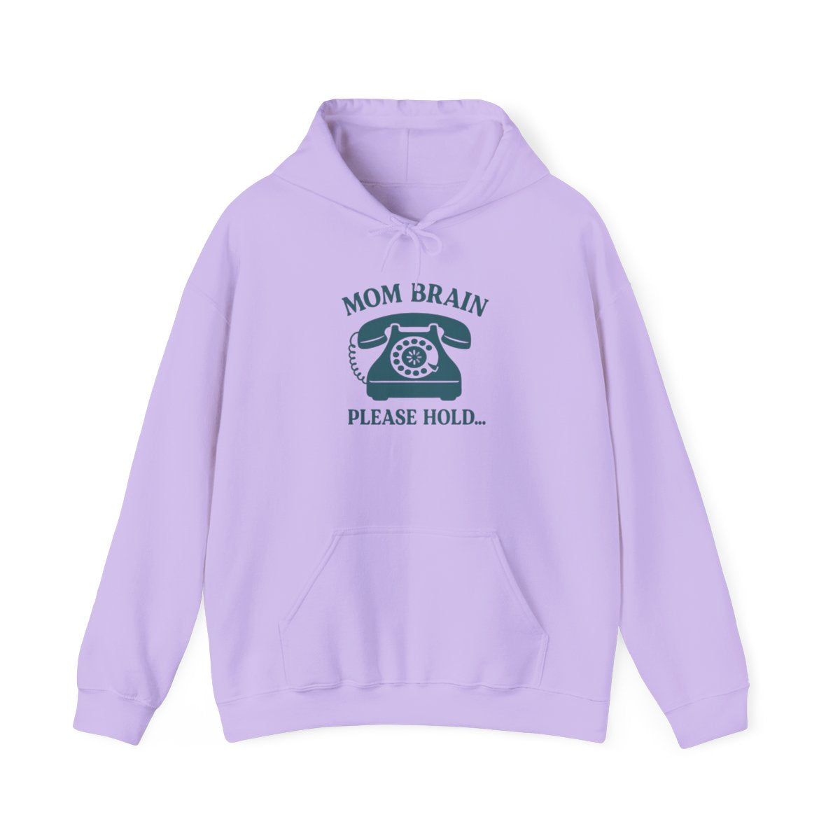 Mom Brain, Please Hold | Unisex Heavy Blend™ Hooded Sweatshirt