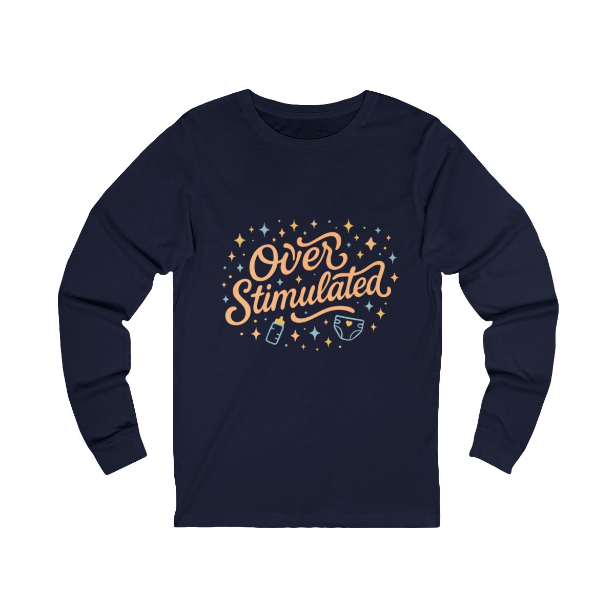 Overstimulated | Bella & Canvas Long Sleeve Shirt