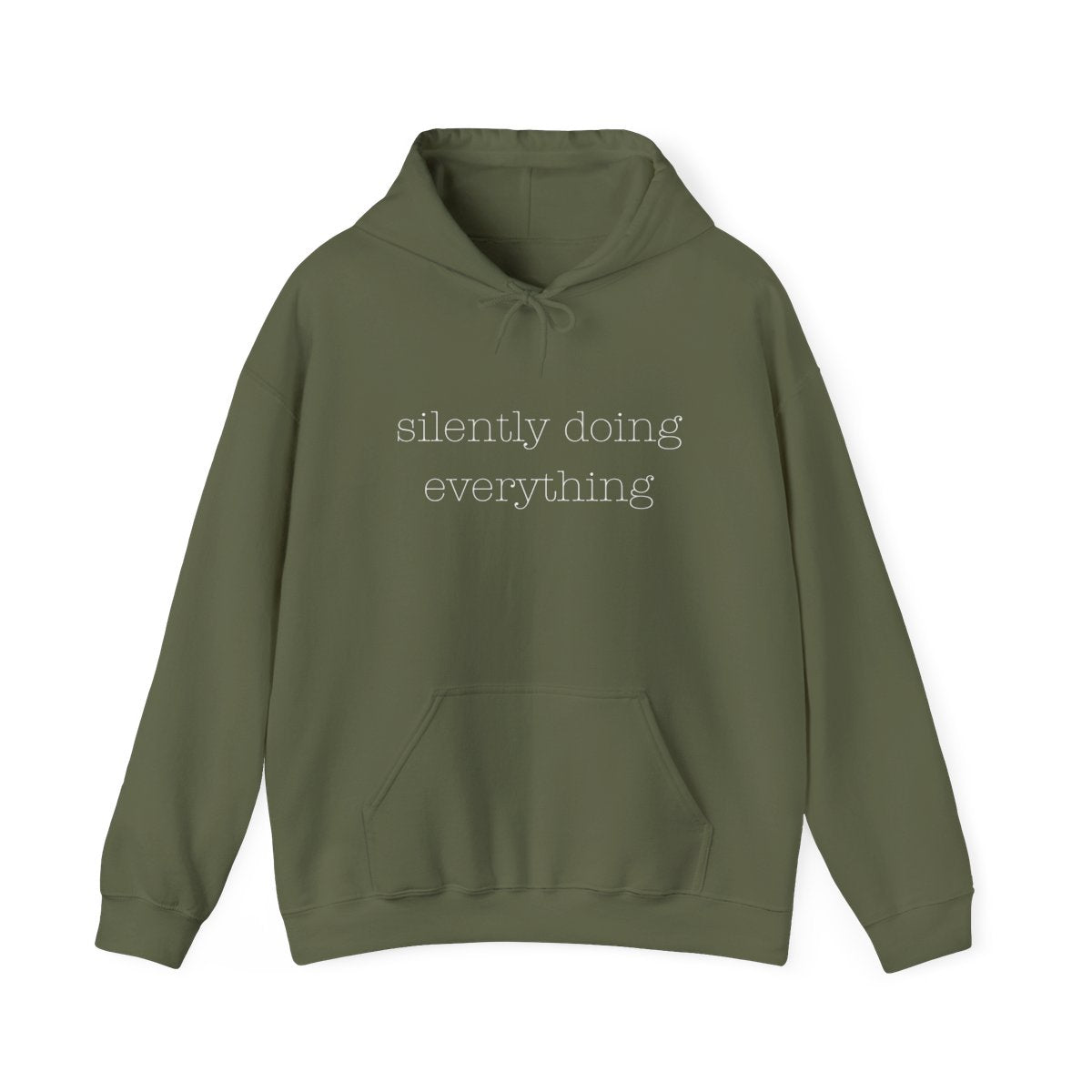 Silently Doing Everything | Unisex Heavy Blend™ Hooded Sweatshirt
